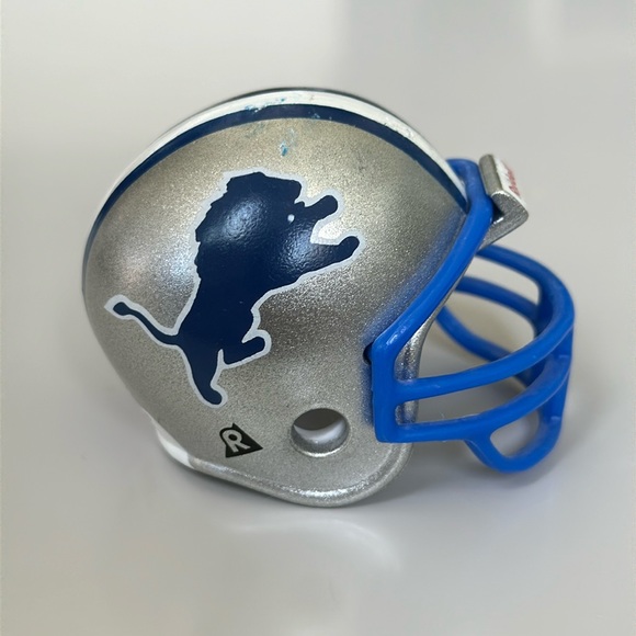Detroit Lions NFL Vintage Pocket Pro Mini Riddell Football Helmet - Picture 1 of 7